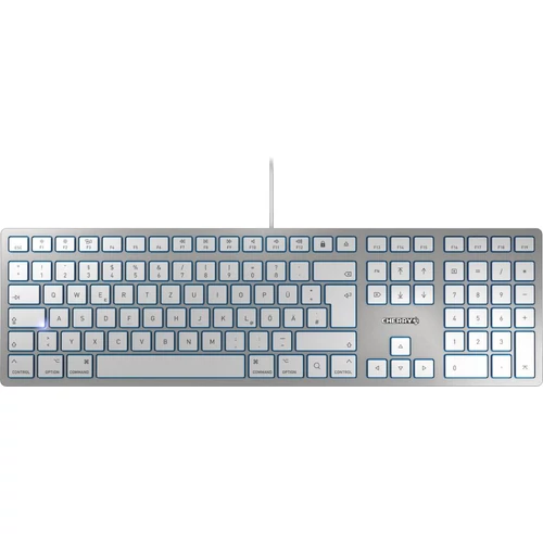CHERRY KC 6000 SLIM SILVER CORDED KEYBOARD F/ MAC