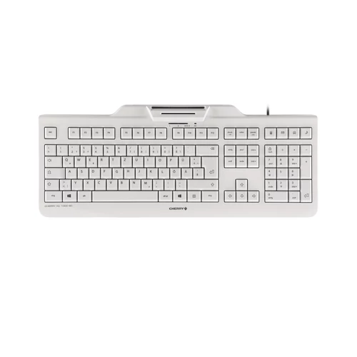 CHERRY KC 1000 SC WHITE-GREY KEYBOARD USB GERMAN