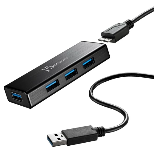 USB 3.0 4-PORT MINI HUB - EU/UK 