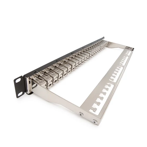 KELINE Patch Panel CAT.6 UTP 24 portos 1U Modular, Fekete KELine