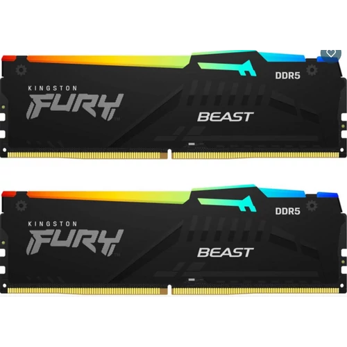 Kingston FURY Beast RGB 32GB KIT (2x16GB) DDR5 5600MHz KF556C36BBEAK2-32