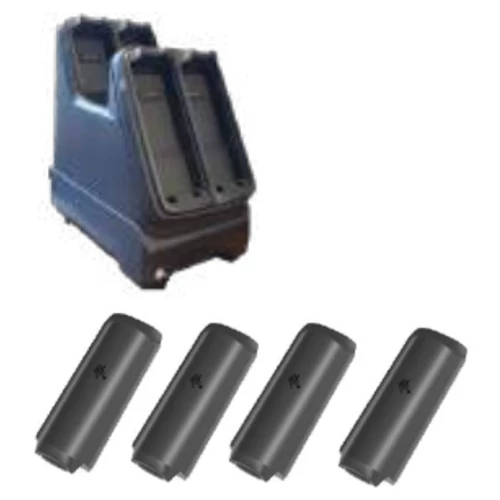 MC22/MC27 BATTERY POWER KIT INCLUDES 4-SLOT BATTERY CHARGER