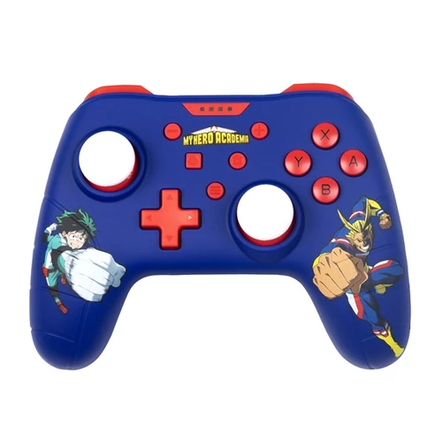 KONIX - MY HERO ACADEMIA Nintendo Switch / PC Vezetékes kontroller, Kék-Mintás