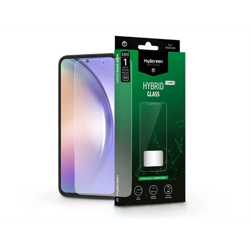 MYSCREEN PROTECTOR SAMSUNG SM-A546 GALAXY A54 5G RUGALMAS ÜVEG KÉPERNYŐVÉDŐ FÓLIA - HYBRID GLASS LITE - TRANSPARENT TECH-PROTECT