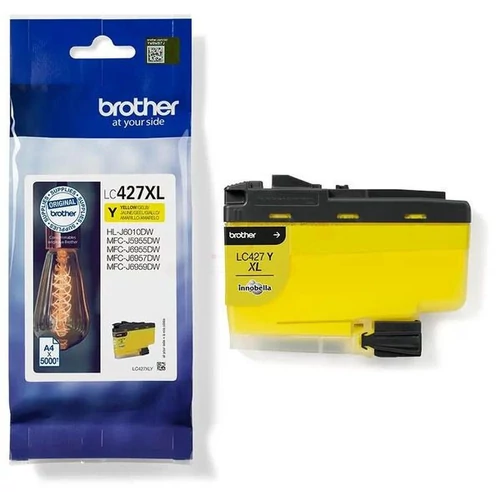 Brother patron LC427XLY, Yellow, 5000 oldal, MFCJ5955 / 6955 / 6957 Brother