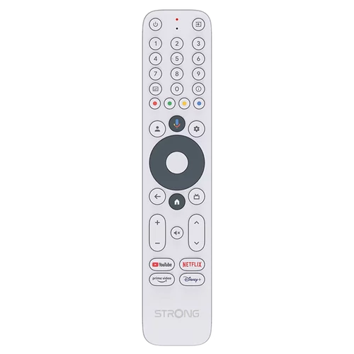 STRONG LEAP-NEVE Google TV, 4k Ultra HD dekódolás, 2in1 távirányító, BT csatlakoztatás, Streaming STRONG
