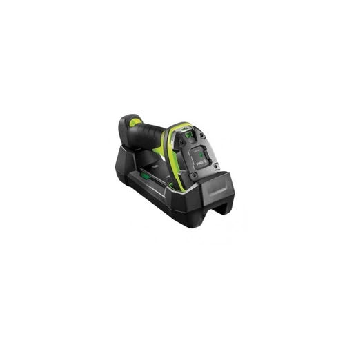 ZEBRA Bluetooth vonalkód v.nélküli,, LI3678-SR, BT, 1D, SR, multi-IF, kit (USB), fekete, zöld ZEBRA