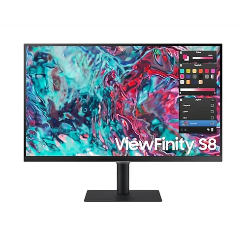 SAMSUNG IPS monitor 27" S8, 3840x2160, 16:9, 350cd / m2, 5ms, HDMI / 3xUSB / Thunderbolt / LAN, Pivot SMG