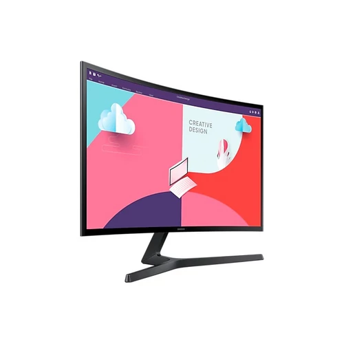 SAMSUNG Ívelt VA monitor 27" S36C, 1920x1080, 16:9, 250cd / m2, 4ms, HDMI / VGA SMG