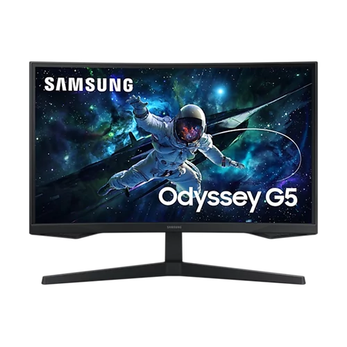 SAMSUNG Ívelt Gaming 165Hz VA monitor 27" G55C, 2560x1440, 16:9, 300cd / m2, 1ms, HDMI / DisplayPort SMG