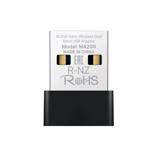 MERCUSYS Wireless Adapter USB Dual Band AC650, MA20N TP-Link