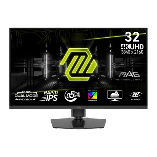 MSI MAG 322URDF E16 - 31.5" IPS UHD 160-320Hz monitor, fekete