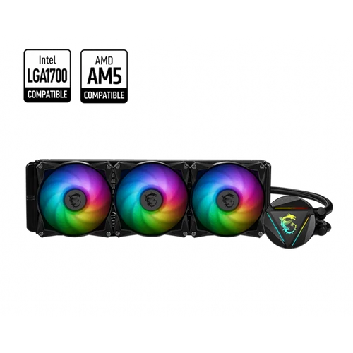 MSI CPU hűtő Coreliquid 360R V2 ARGB (vízhűtés), Univerzális MSI PCC