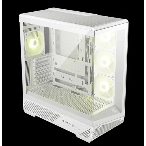 MSI Ház ATX PANO 130R PZ, 4xARGB ventilátor, Tápegység nélkül, üvegfalú, fekete MSI PCC