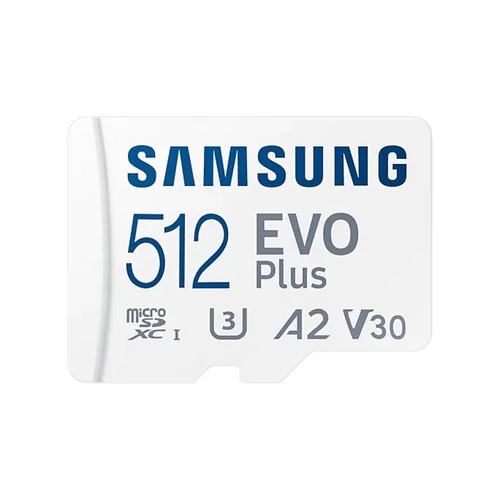 Samsung EVO Plus 512GB microSD (MB-MC512KA/EU) memória kártya adapterrel