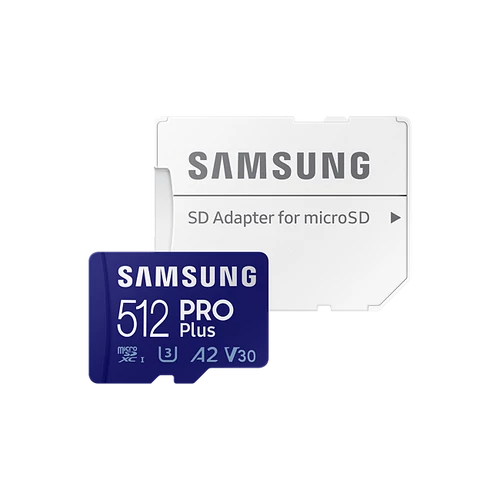 Samsung Pro Plus 512GB microSD (MB-MD128KA/EU) memória kártya adapterrel