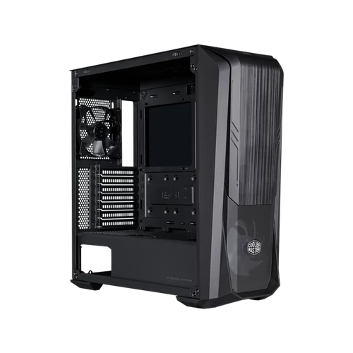 COOLER MASTER Ház ATX MASTERBOX 500 ARGB Front Panel, Tápegység nélkül, Üvegfalú