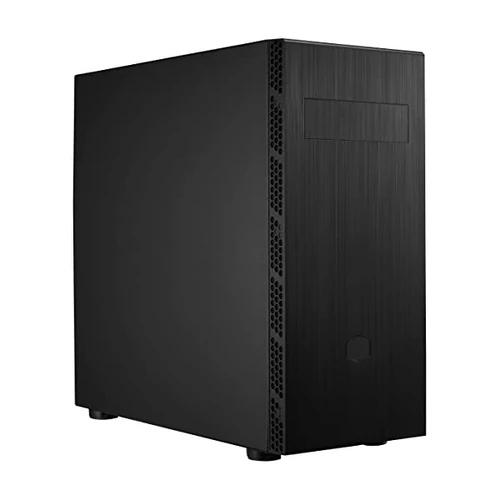 COOLER MASTER Ház Midi ATX MasterBox MB600L V2 + Optikai foglalat (1x5,25"slot) Tápegység nélkül, Fekete Üvegfalú