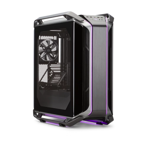 COOLER MASTER Ház ATX Cosmos C700M, 4db Ventilátorral + Riser kábel, Tápegység nélkül, Edzett Üveg, szürke-fekete Cooler Master