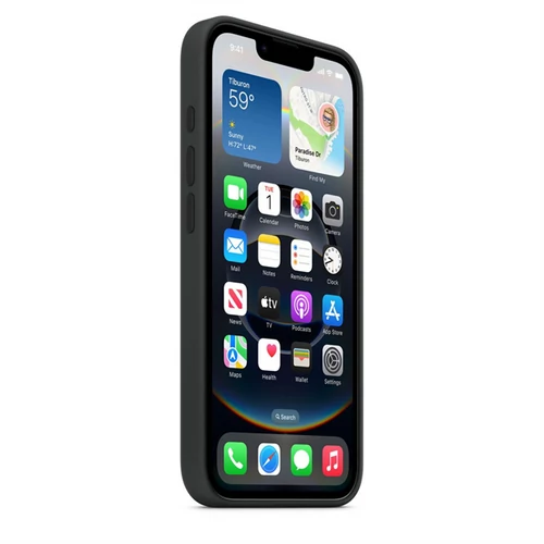 Apple iPhone 16e Silicone Case Black Apple