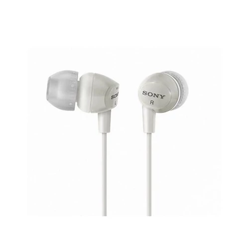 SONY MDREX15LPW.AE, 18-22000 Hz, 16 ohm, 3.5 mm Jack, 1,2 m Vezetékes szilikonos Fülhallgató, Fehér Sony