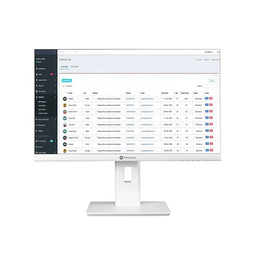 AG Neovo ME-2401 23.8” LED IPS, FHD,Medical White,Pivot,IEC/EN 60601,HDMI,DP