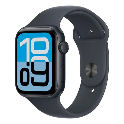 Apple Watch SE 3 Cellular 44mm Midnight Aluminium Case with Midnight Sport Band - S / M Apple