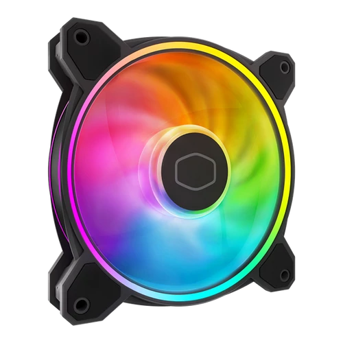 COOLER MASTER Rendszerhűtő Ventilátor MASTERFAN MF120 HALO2,  ARGB, 12cm, fekete Cooler Master