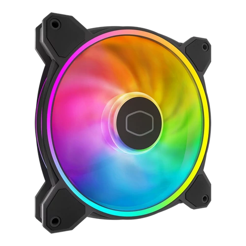 COOLER MASTER Rendszerhűtő Ventilátor MASTERFAN MF140 HALO2, ARGB Gen2, 14cm, fekete Cooler Master