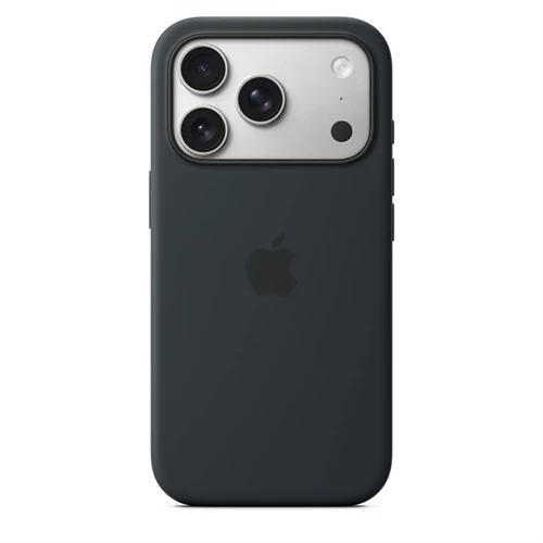 Apple iPhone 17 Pro Silicone tok, MagSafe – Black Apple