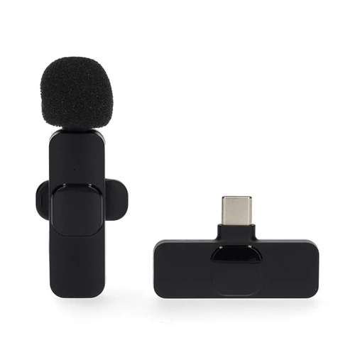 Nedis MICW110BK vezeték nélküli mikrofon, használható Notebook / Okostelefon / Tablet,  USB Type-C™ NEDIS