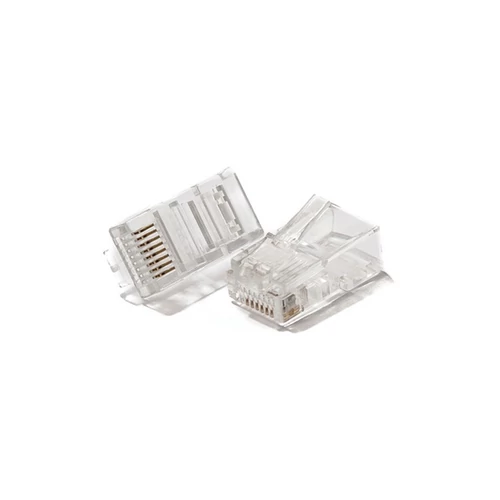 KELINE Univerzális RJ45 / u dugó, 8p8c, 50µ Au CAT5E KELine