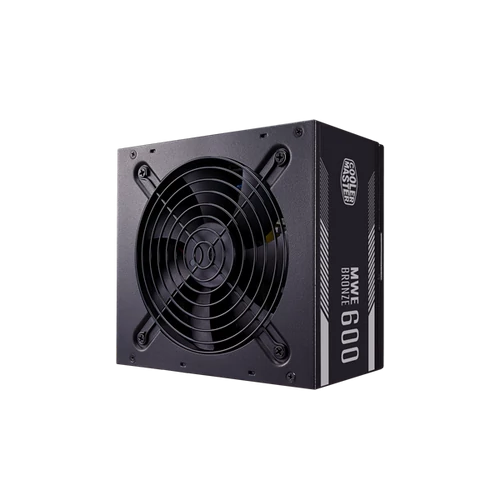 COOLER MASTER Tápegység MWE 600, 600W, 12cm, 80+ Bronze V2, Aktív PFC Cooler Master