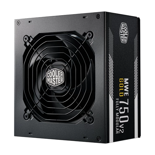 COOLER MASTER Tápegység Moduáris MWE GOLD 750 V2 ATX 3.0 READY, 750W, 12cm, 80+ Gold Cooler Master