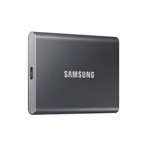 SAMSUNG Hordozható SSD T7 USB 3.2 4TB (Szürke) SMG