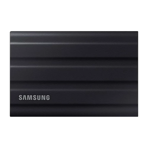 SAMSUNG Hordozható SSD T7 Shield, USB 3.2 Gen.2 (10Gbps), 4 TB, Fekete SMG