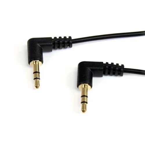 3.5 RIGHT ANGLE STEREO CABLE STEREO AUDIO CABLE - M/M
