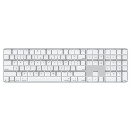 Apple Magic Keyboard (2024) w Touch ID and Numeric Keypad - Hungarian - White Keys Apple