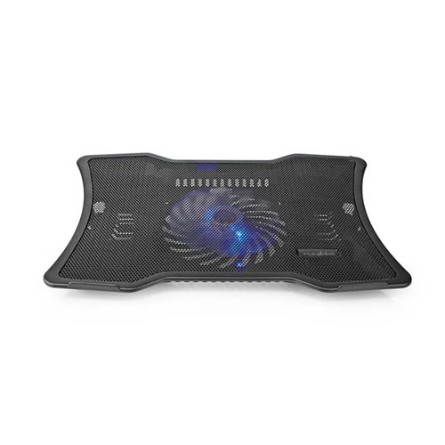 Nedis NBCR101BK notebook hűtő, 17", 125mm ventilátor, LED, zaj 15db NEDIS