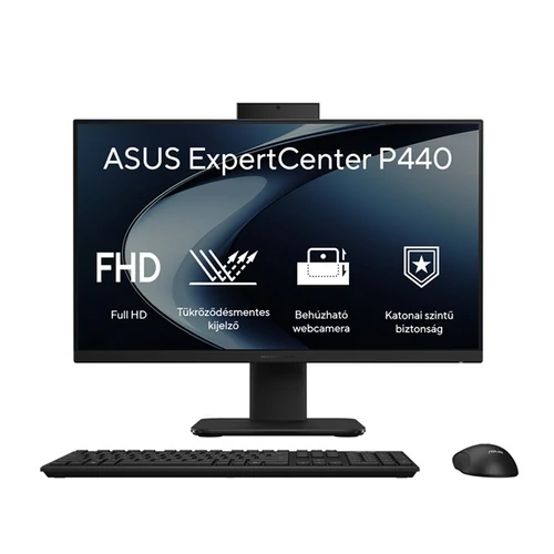 ASUS COM AIO ExpertCenter P440VAK-WPC0780 23,8" FHD, i5-13420H, 8GB, 512GB M.2, INT, NOOS, Fehér ASUS