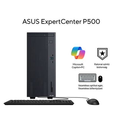 ASUS COM DT ExpertCenter P500SV-13420H0050, i5-13420H, 8GB, 512GB M.2, NOOS, Szürke ASUS