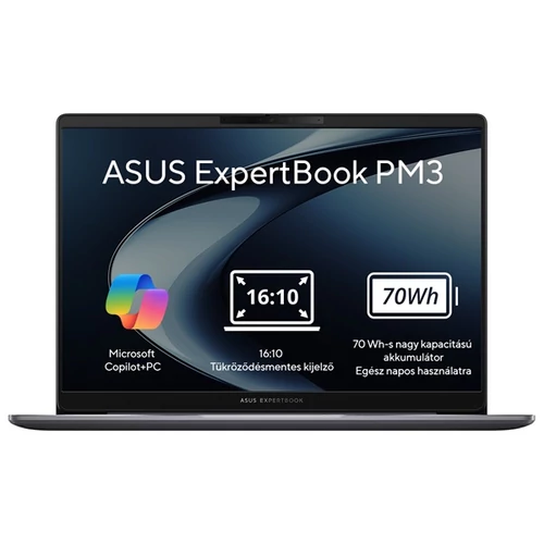 ASUS COM NB Expertbook PM3406CKA-LY0288, 14" WUXGA, Ryzen AI 5 330, 16GB, 512GB M.2, INT, NOOS, Szürke ASUS