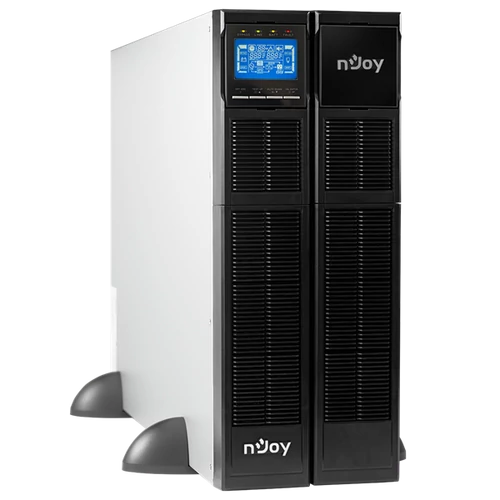 NJOY Szünetmentes Balder 6000, 6000VA, 6000W, Online rack (2U), LCD display (2U Baterry Pack) nJoy