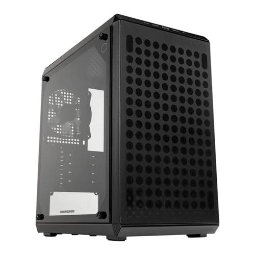 COOLER MASTER Ház Micro ATX MASTERBOX Q300L V2, 1 Ventillátorral, Tápegység nélkül, fekete Cooler Master