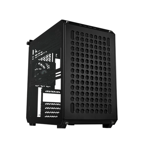 COOLER MASTER Ház Mid ATX QUBE 500 FLATPACK BLACK EDITION, 1db Ventilátorral, Tápegység nélkül, fekete Cooler Master