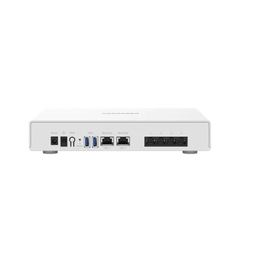 QNAP Router Dual-Band, Qualcomm 4x2,2GHz, WLAN 2.4G / 5G, 4x1GbE, 2x10GBASE-T , 2xUSB3.2 Gen1