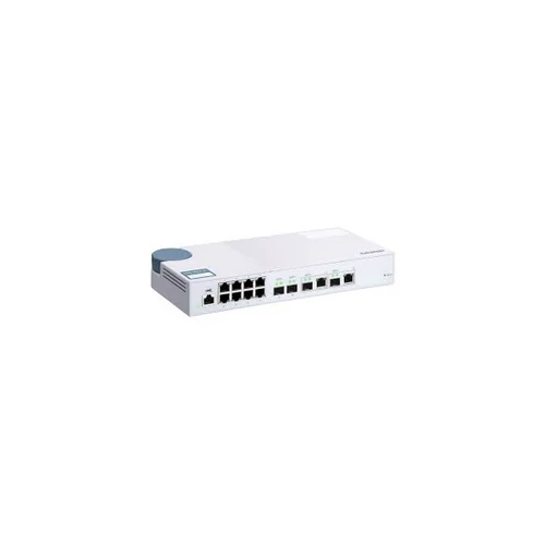 QNAP Switch QSW-M408-2C 12-port: 2x10GbE SFP + , 2x10GbE SFP+ / RJ45 combo, 8x1GbE Web menedzselt QNAP
