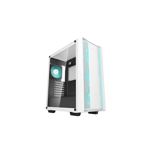 DEEPCOOL Ház ATX CC560 WH V2 Tápegység nélkül, Fehér Üvegfalú DEEPCOOL