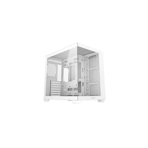 DEEPCOOL Ház ATX  CG530 WH, Tápegység nélkül, fehér, Üvegfalú DEEPCOOL