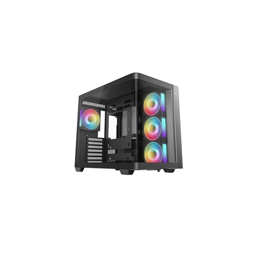 DEEPCOOL Ház ATX CG530U 4F, Tápegység nélkül, fekete, Üvegfalú DEEPCOOL